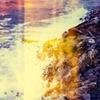 Rocks and foam, Sandy Island