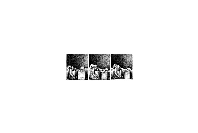 THE DEATH OF MARAT 3 TIMES