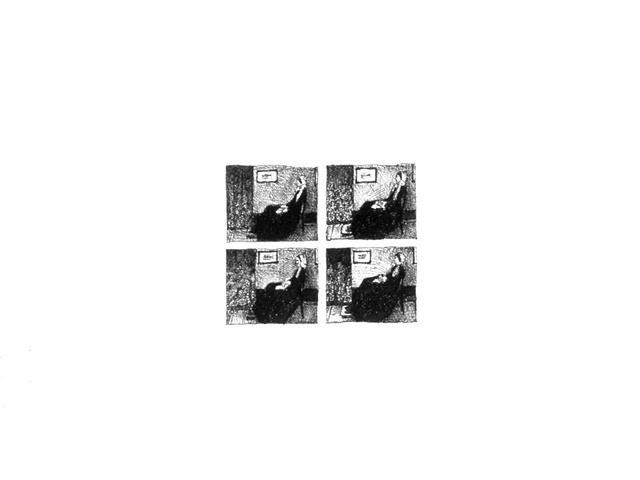 ARRANGEMENT IN BLACK AND GREY 4 TIMES
