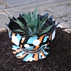 Bubbles and Stripes
Pedestal Tire Planter