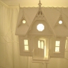 And she said to him, "But you're much too big to come in my house. Surely if you try you'll get stuck."