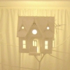 And she said to him, "But you're much too big to come in my house. Surely if you try you'll get stuck."
