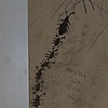 a past presents a future, detail of wall drawing with bugs
