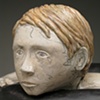 man in an inner tube, detail