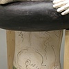 man in an inner tube, detail
