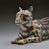 laying ocelot
