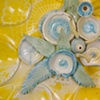 Yellow Hubcap (detail)