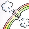 A Rainbow Chokin' the Breeze