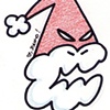 Santa Hat Monster