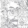 Self-Portrait with Pac-Man Motif