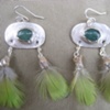Parrot Feather Earrings