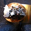 Pyrite and Quartz Cuff