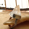 Quartz Crystal Spike Ring