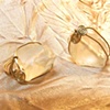 Raw Lemon Quartz Rings