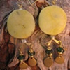 Serpentine and Adevnturine Earrings
