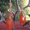 Carnelian and Citrine Earrings