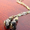 Pyrite Chain Earrings