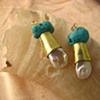 Turquoise and Pearl Drops