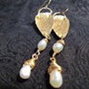 Brass and Double Pearl Drops