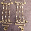 Golden Columns Earrings