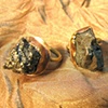 Pyrite Chunk Rings 4 and 5