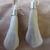Tooth and Silver Earring