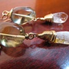 Smokey Quartz and Citrine Dangles