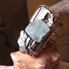 Pyrite and Fluorite Composite Ring