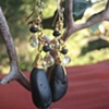 Black Afgani Stone with Citrine