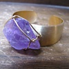 Raw Amethyst Cuff