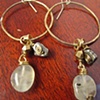 Large Prehnite and Pyrite Hoops