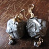 Pyrite Chunk Earrings