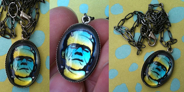 frankenstein necklace