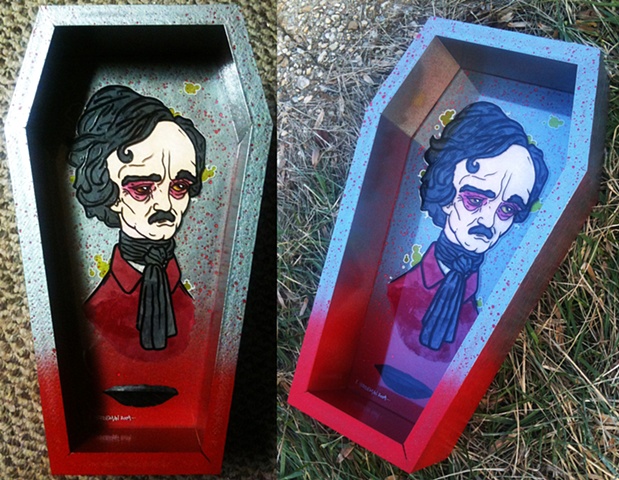edgar allen poe coffin