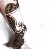 Modern flower and paisley design