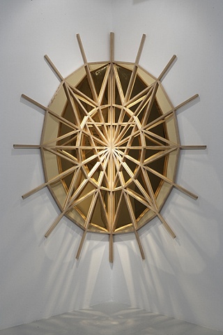 Installation psychic studies wood glass by Marc Swanson The Saint at Large Bellwether Gallery New York