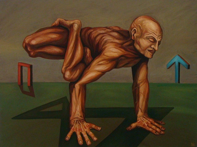 FIGURE, MYTH, YOGA, ESOTERIC ART, NUDE