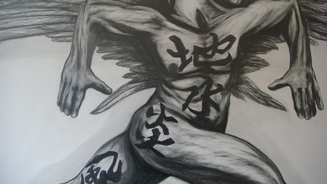 MYTH, EROS, TATTOO, SYMBOLISM, NUDE