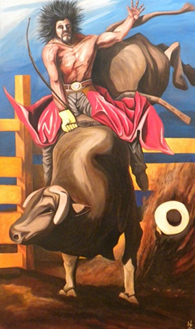 WESTERN AMERICAN ART, RODEO, NATURE, SPORT
