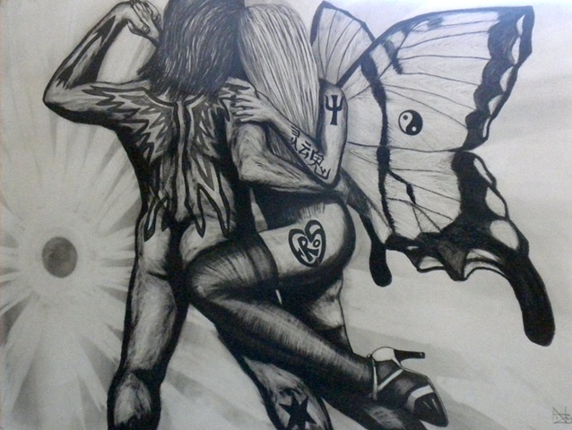 MYTH, EROS, TATTOO, SYMBOLISM, NUDE