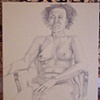 Drawings on Painted Canvas