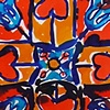 Study for Small Red, Gold & Turquoise Bottle