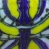 Yellow Dagobert Peche Butterfly Bottle