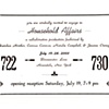 Household Affairs Invitation