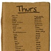 performance of a day:: THURSDAY 