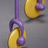 Rolling Side Table: detail