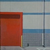 Composition with Red Door
