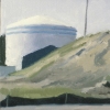 Water Tower and Dirt Pile, Round Lake