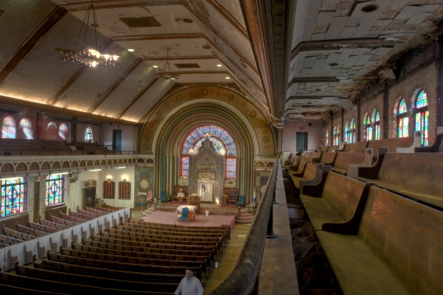 urban decay photography urbex beautiful deconstruction synagogue chicago 