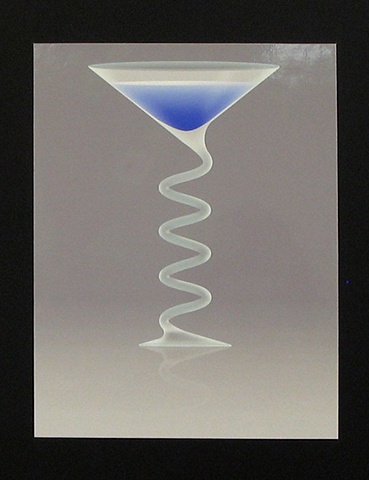 Bombay Sapphire Martini Glass 